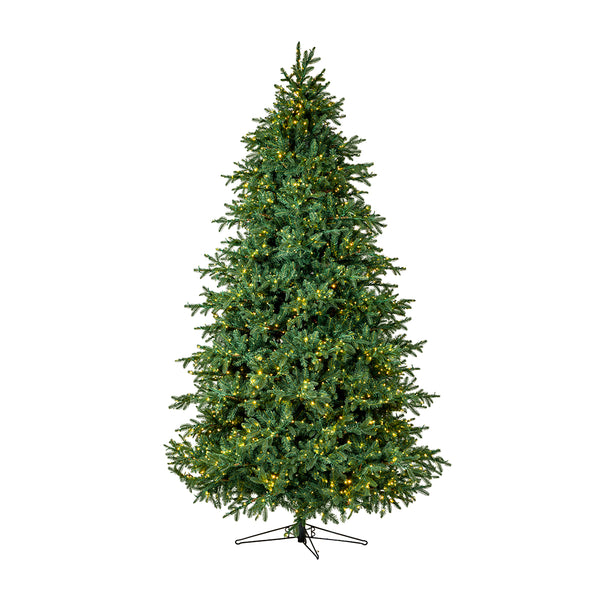 7.5' Alaskan Deluxe Tree, Glow WW LED, One Plug Pole