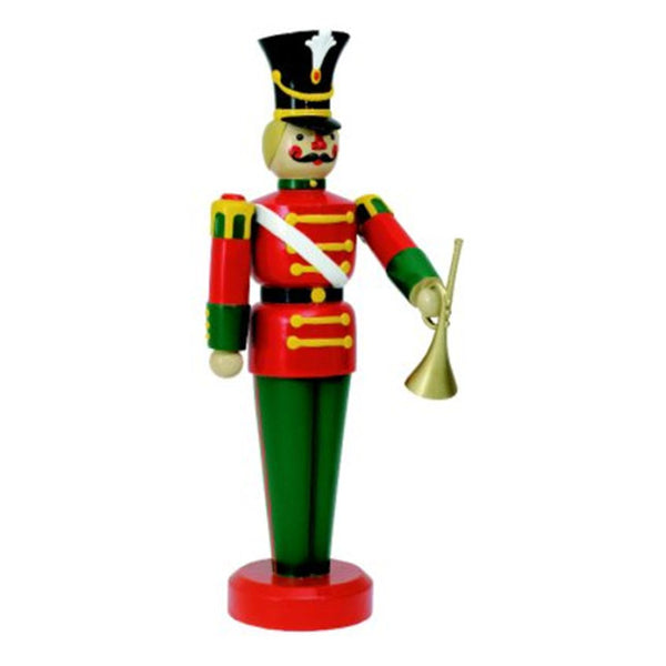 Red and Green Toy Soldier with Gold Trumpet