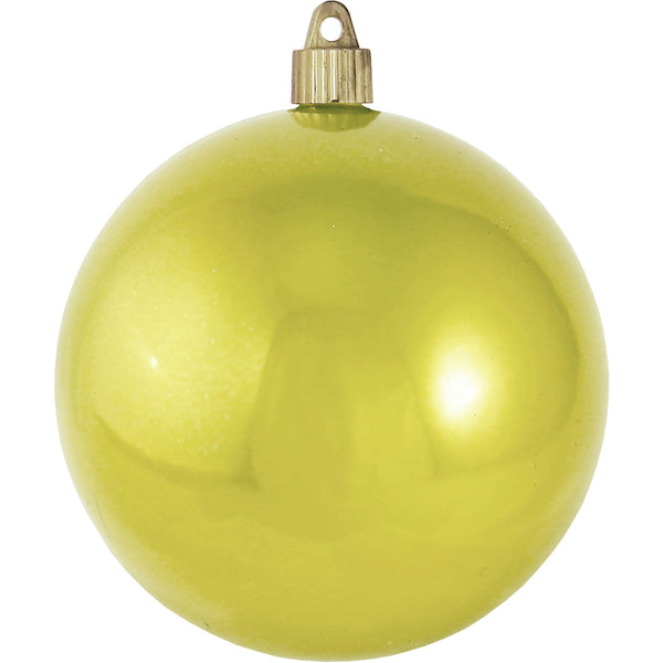 4 3/4" (120mm) Jumbo Commercial Shatterproof Ball Ornament, Fierce Yellow, Case, 36 Pieces