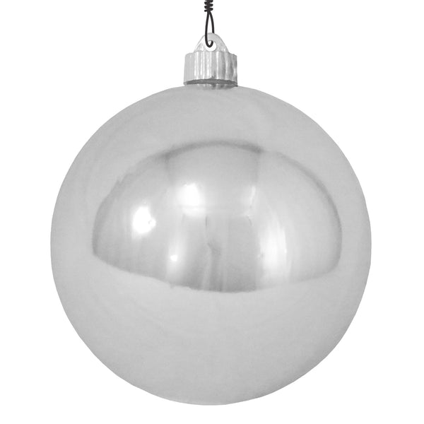 6" (150mm) Commercial Shatterproof Ball Ornament, Looking Glass Color, Case, 12 Pieces
