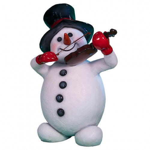 Snowman With Violin