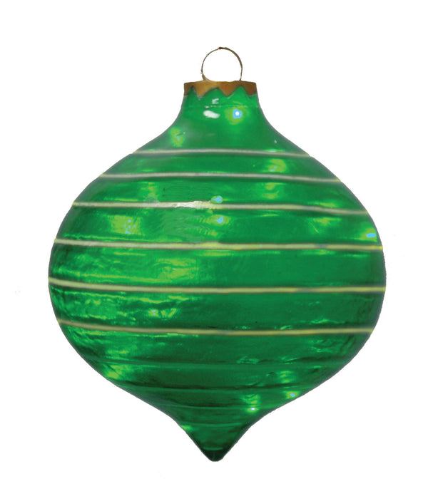 Illuminated Green Sandstone Top Ornament