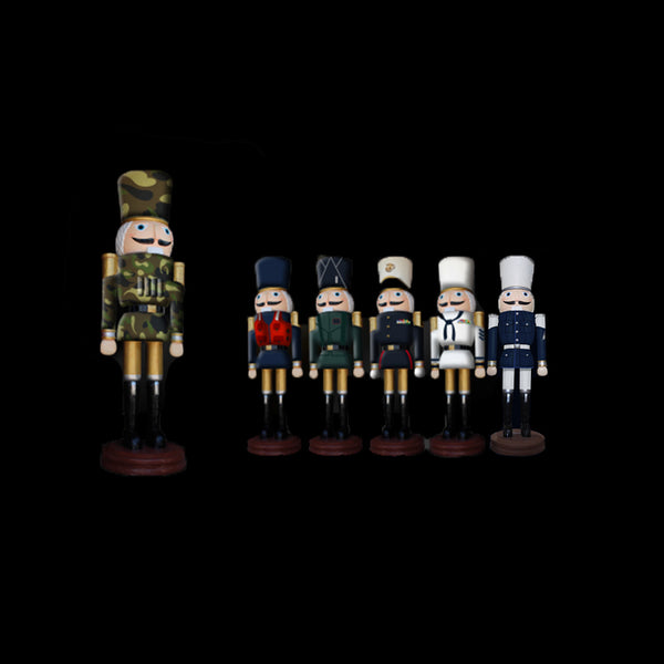 All 13.1 FT Military Nutcrackers (Set of 6)