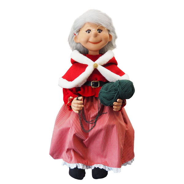 Puppet Mrs. Santa Claus.