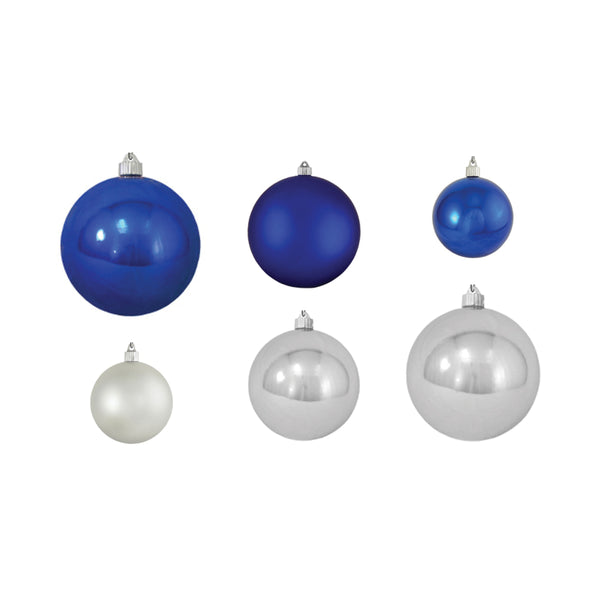 12' Blue & Silver Ornament Kit