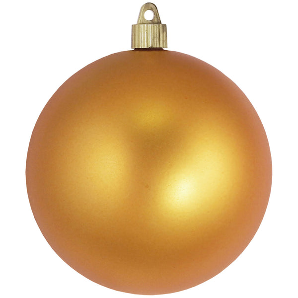 4 3/4" (120mm) Jumbo Commercial Shatterproof Ball Ornament, Imperial Gold, Case, 36 Pieces
