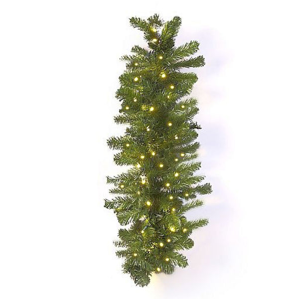 Garland, Warm White LED, 14in x 9 ft (4 per case)