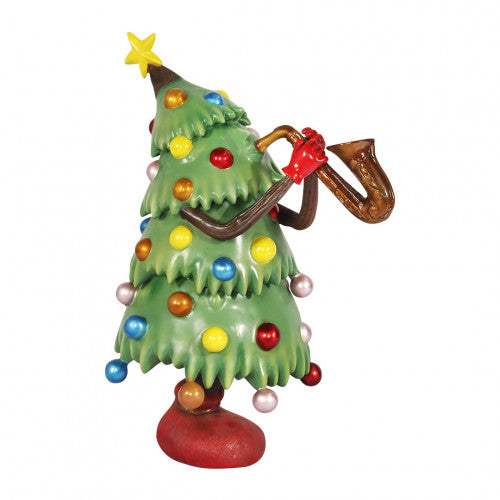 Mr. Green Christmas Tree with Saxophone