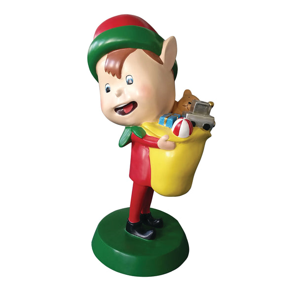 30" Elf with Toy Bag