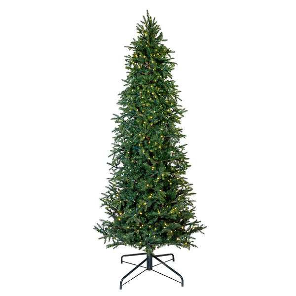 7.5' Alaskan Deluxe Tree, Pencil, Glow WW LED, One Plug Pole