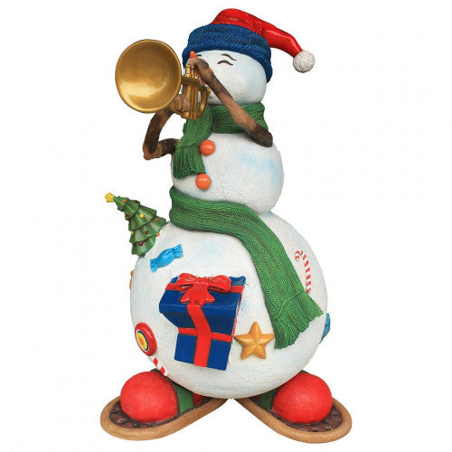 Jazz the Snowman with Trumpet