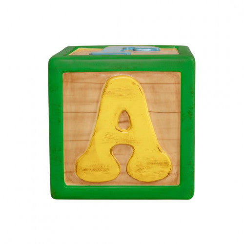 Letter Block "U, F, A, P, Z, J" (Green)