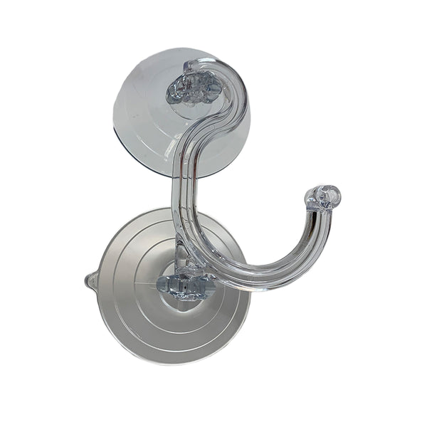 Double Suction Cup Wreath Hooks Clear (Case-10)
