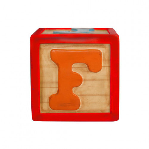 Letter Block "U, F, A, P, Z, J" (Red)