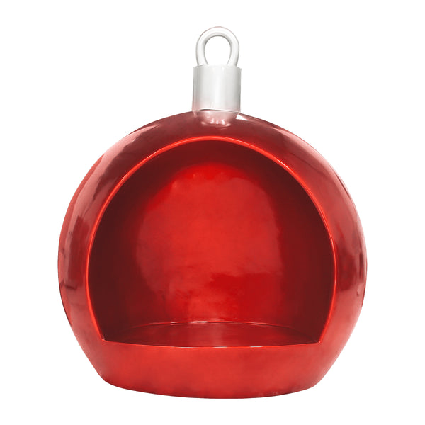 Red Ornament with Seat