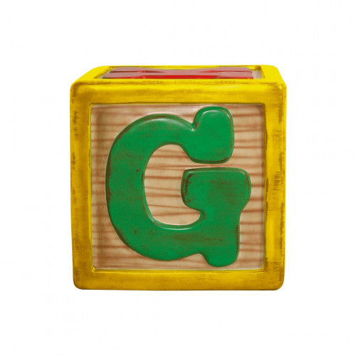 Letter Block "K, O, V, G, D, R" (Yellow)