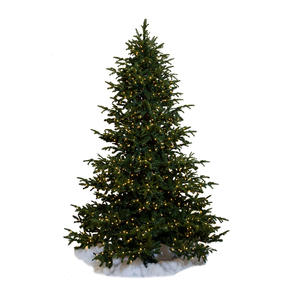 7.5' Star Fir Deluxe Tree, Full Glow WW LED, One Plug Pole