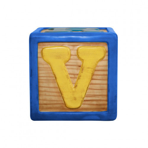 Letter Block "K, O, V, G, D, R" (Blue)