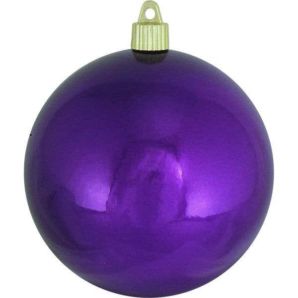 4 3/4" (120mm) Jumbo Commercial Shatterproof Ball Ornament, Vivacious Purple, Case, 36 Pieces