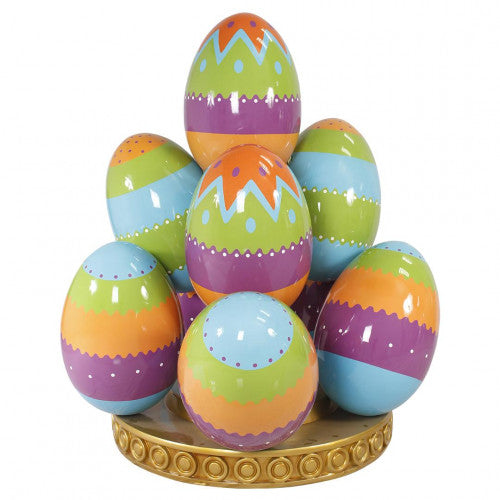 Painted Easter Egg Stack