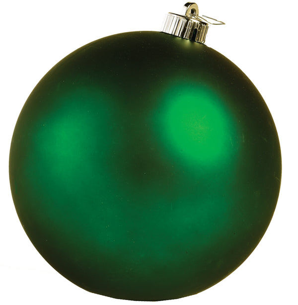 200 MM Satin Green Ornament (Case-12)