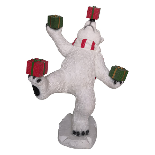 Polar Bear Juggling Gift Boxes