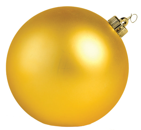 100 MM Satin Gold UV Ornament (Case-48)