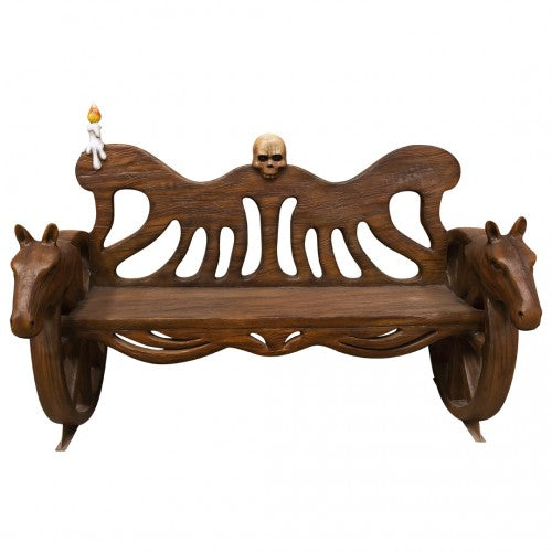 Halloween Carriage Bench