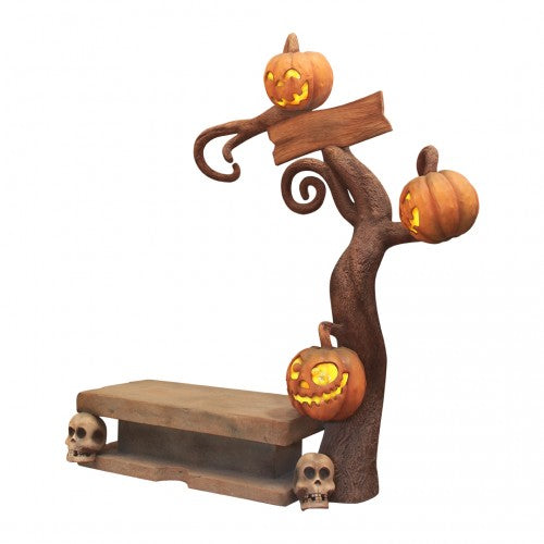 Halloween Tree Bench