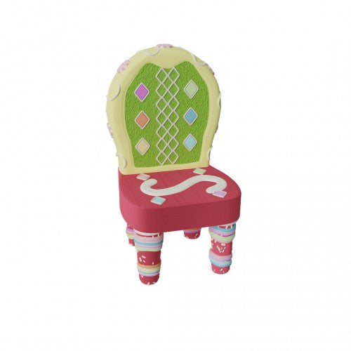 Green and Pink Easter Chair
