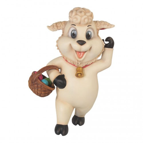 Easter Lamb With Easter Egg Basket