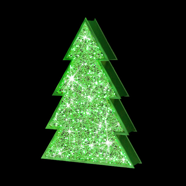 3D Christmas Tree Green, Medium