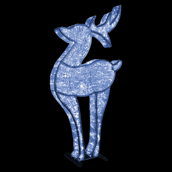 3D Medium Deer - Blue