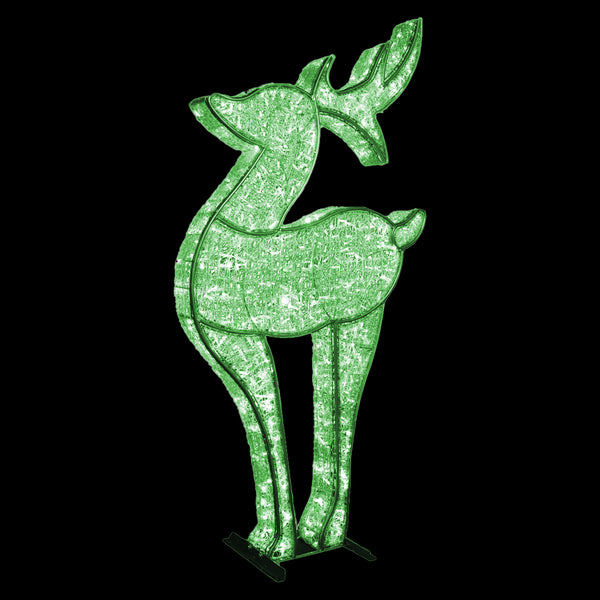 3D 3D Medium Deer Green