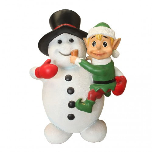 Jangles the Elf On Snowman