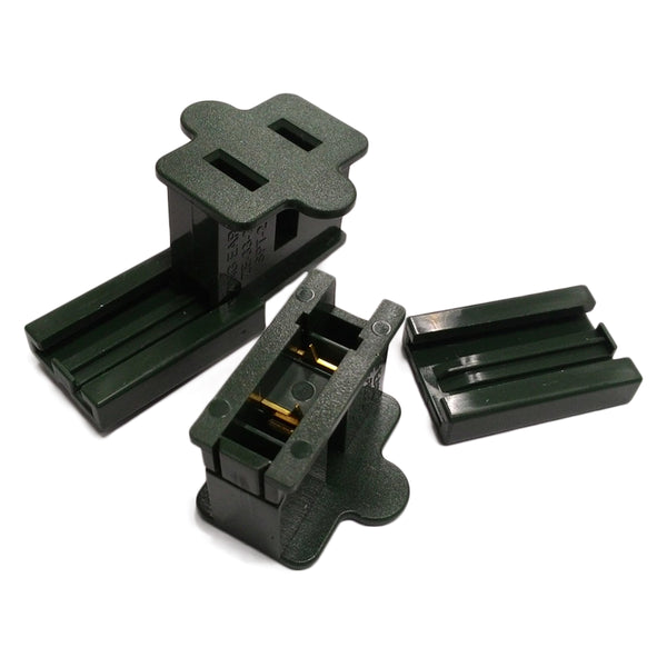 Zip Dual Female SPT1 Green, (250 per case)