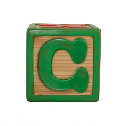 Letter Block "S, I, W, C, H, M" (Green)