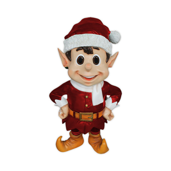 Santa's Stubborn Elf, Red