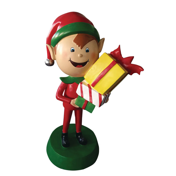 4.5' Elf with Gift Box