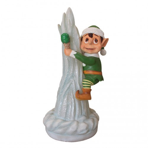 Green Elf On Icicle