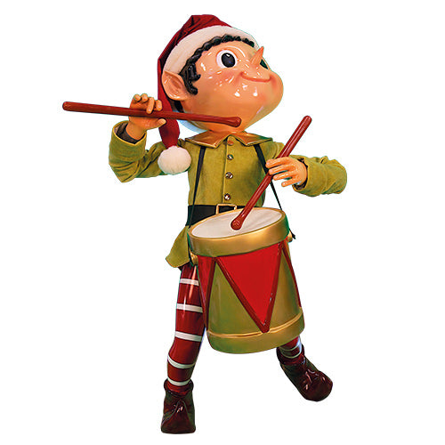 Music Elf with drum.