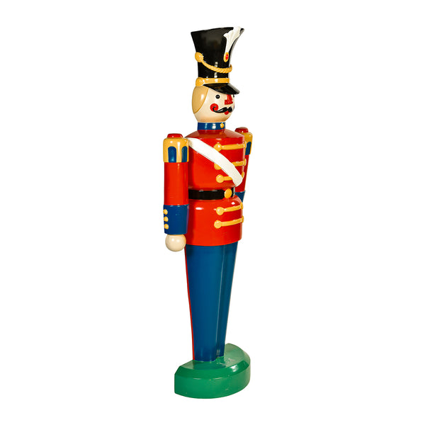 Red and Blue Half Toy Soldier