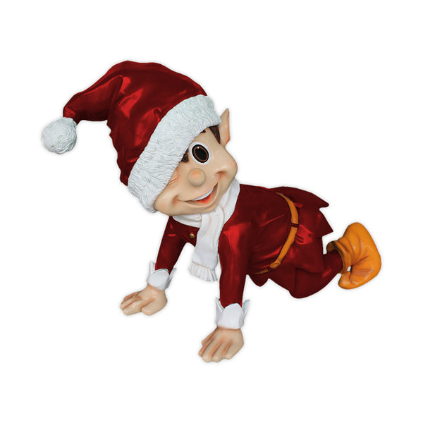 Santa's Crawling Elf, Red