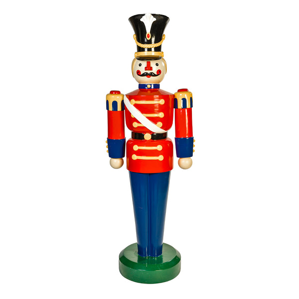 Red and Blue Toy Soldier