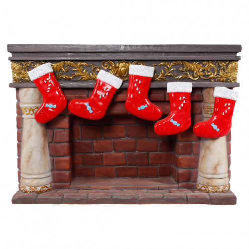 Fireplace With Socks