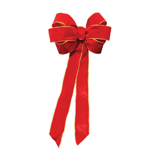 18" Gold Trim Edge Bow (Case-10)