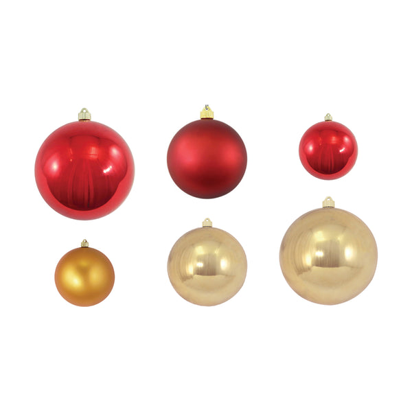 12' Red & Gold Ornament Kit