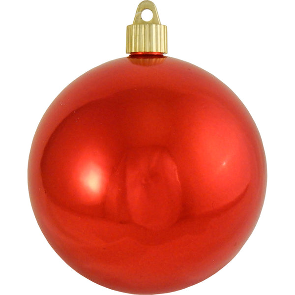 4" (100mm) Commercial Shatterproof Ball Ornament, Shiny True Love, 4 per Bag, 12 Bags per Case, 48 Pieces