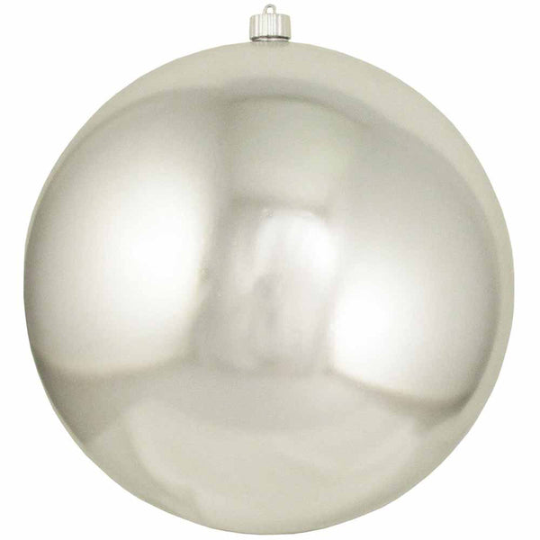 12" (300mm) Giant Commercial Shatterproof Ball Ornament, Looking Glass, Case, 2 Pieces