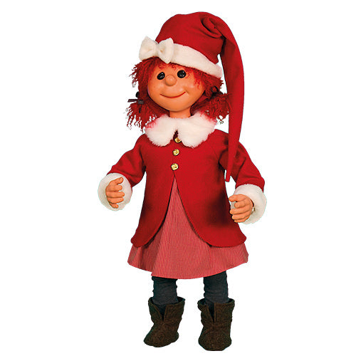 Puppet Girl Santa, standing.